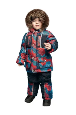 Марсель принт синий