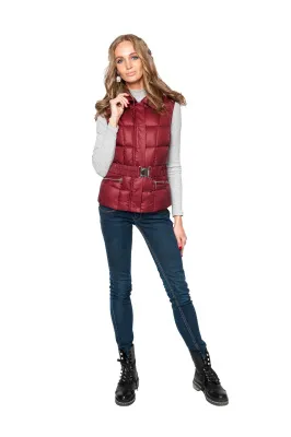 Жилет Аэлита бордовый